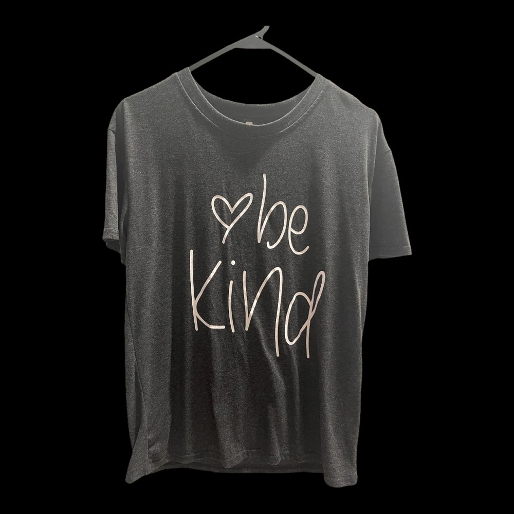 Dark Gray Be kind t-shirt